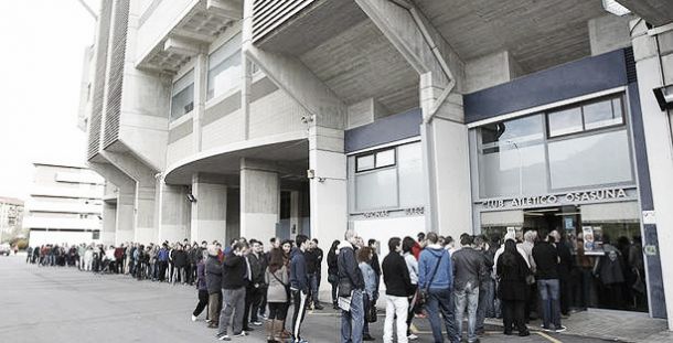 Osasuna inicia la venta de entradas para el partido contra el Valencia CF