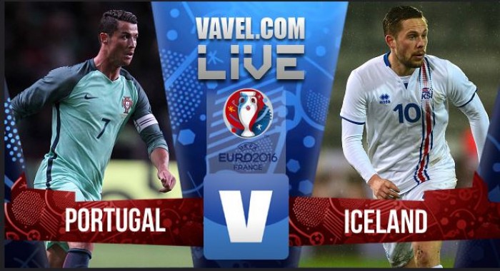 Terminado: Portugal x Islândia no Euro 2016 (1-1) Terminado: Portugal x Islândia no Euro 2016 (1-1)