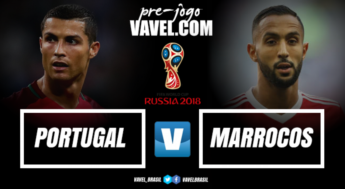 Portugal e Marrocos se enfrentam em Moscou buscando a primeira vitória na Copa