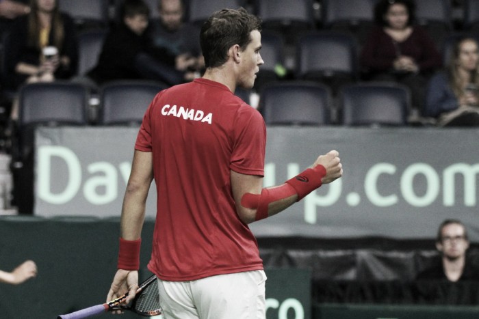 Davis Cup: Canada in command of world group playoff