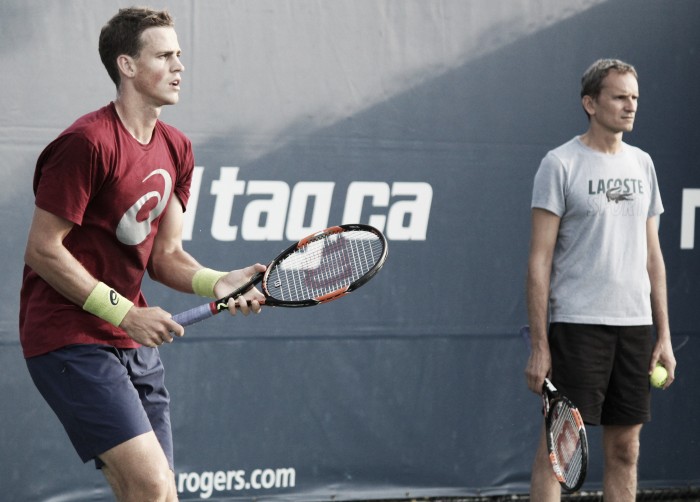 Vasek Pospisil parts ways with longtime coach Frédéric Fontang