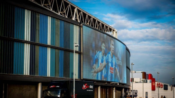El Espanyol presenta la pantalla gigante del estadio