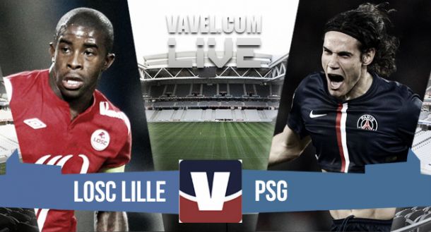 Resultado LOSC Lille - PSG en la Ligue 1 2015 (0-1)