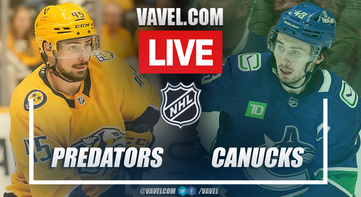 Highlights: Nashville Predators 4-1 Vancouver Canucks in NHL