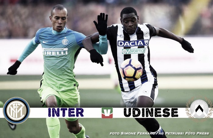 Udinese - A Milano contro l'Inter per concludere l'annata di transizione in crescendo
