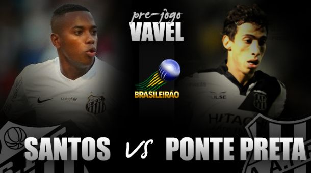 Sem Robinho, Santos recebe a Ponte Preta na Vila Belmiro pelo Campeonato Brasileiro