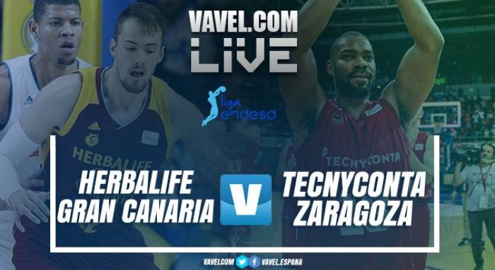Resumen Herbalife Gran Canaria vs Tecnyconta Zaragoza en ACB 2018 (90-70)
