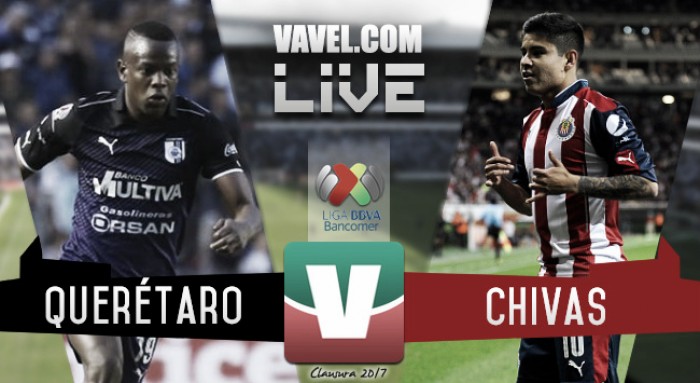 Chivas saca el triunfo de visita a un Querétaro que sigue sin anotar Chivas saca el triunfo de visita a un Querétaro que sigue sin anotar