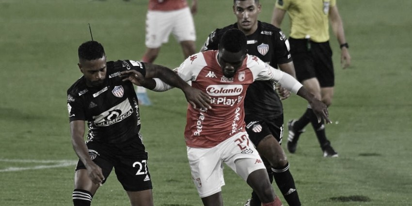 Historial Independiente Santa Fe vs Junior de Barranquilla: en la altura no nada el 'tiburón'