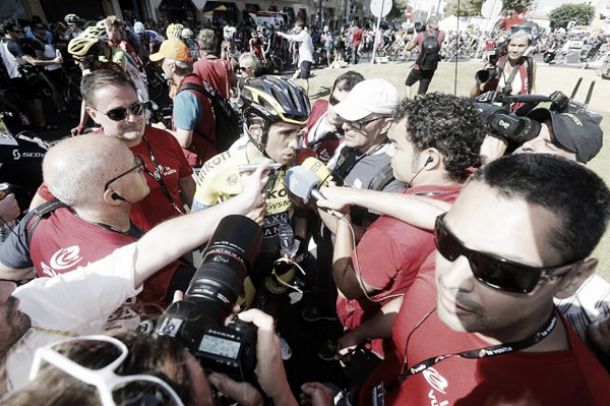 Alberto Contador: "Es una etapa que me ha venido muy bien"