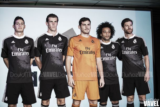 El Real Madrid presenta la segunda equipación para la Champions League