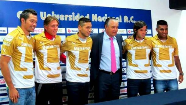 Pumas presentó a sus refuerzos para el Clausura 2014