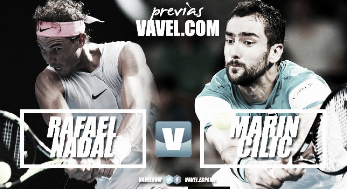Previa Rafael Nadal - Marin Cilic: choque de estilos buscando la semifinal