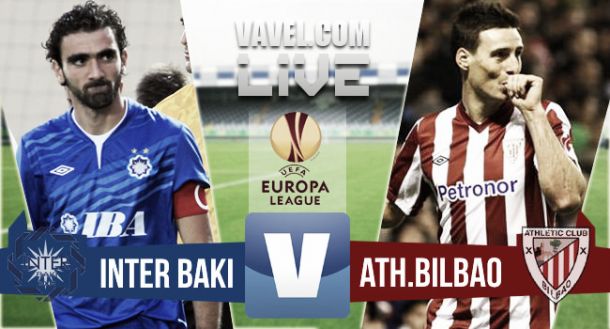 Resultado Inter Bakú - Athletic Club en la UEFA Europa League 2015 (0-0)