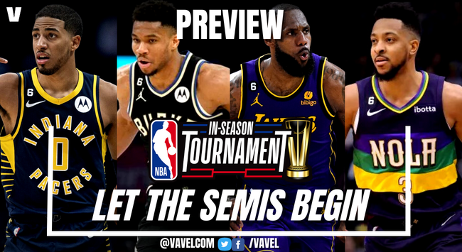 The Semifinals of the NBA In-Season Tournament 2023 begin