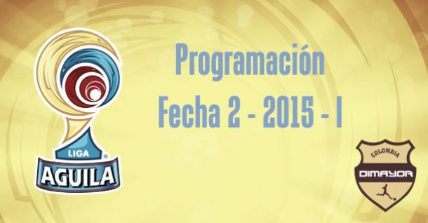 Lista la programación de la segunda fecha de la Liga Águila 2015-I