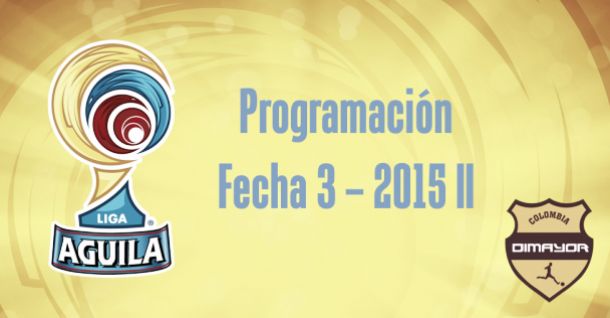 Así se jugará la tercera fecha de la Liga Águila 2015-II