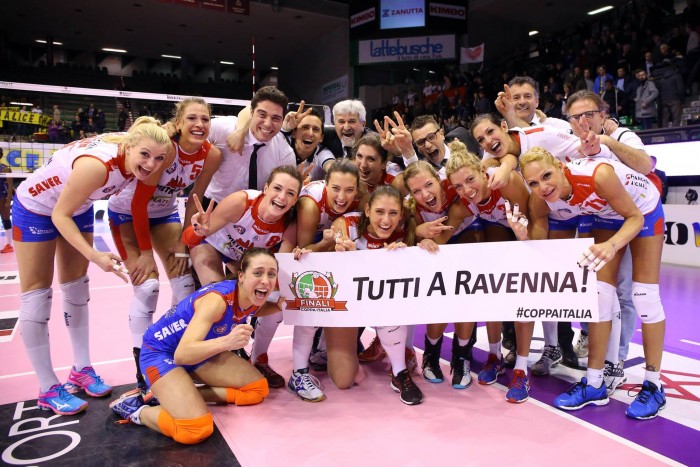 Volley, Coppa Italia femminale - Montichiari, che sorpresa! A Ravenna con Piacenza, Casalmaggiore e Bergamo