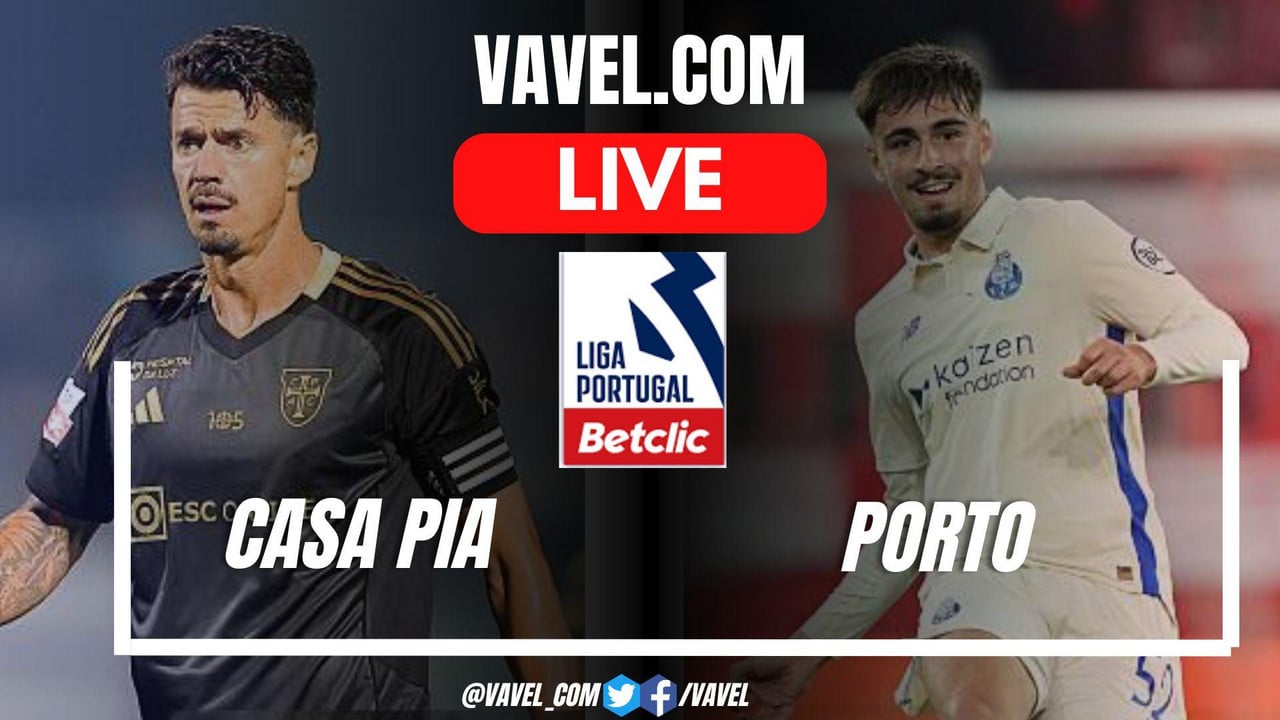 Goals and highlights of Casa Pia 2 x 1 Porto in the Portuguese League