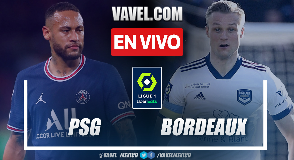 PSG vs Burdeos EN VIVO por la Ligue 1 (0-0)