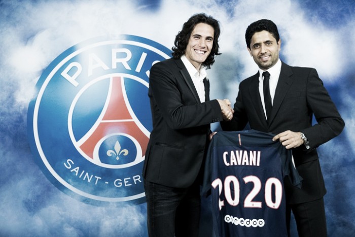 Com um gol por jogo na temporada, Cavani renova com o PSG até 2020