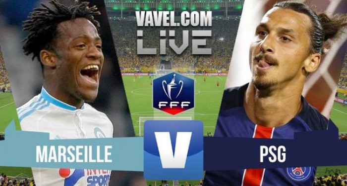 Resultado Olympique de Marseille x PSG na final da Copa da França (2-4)