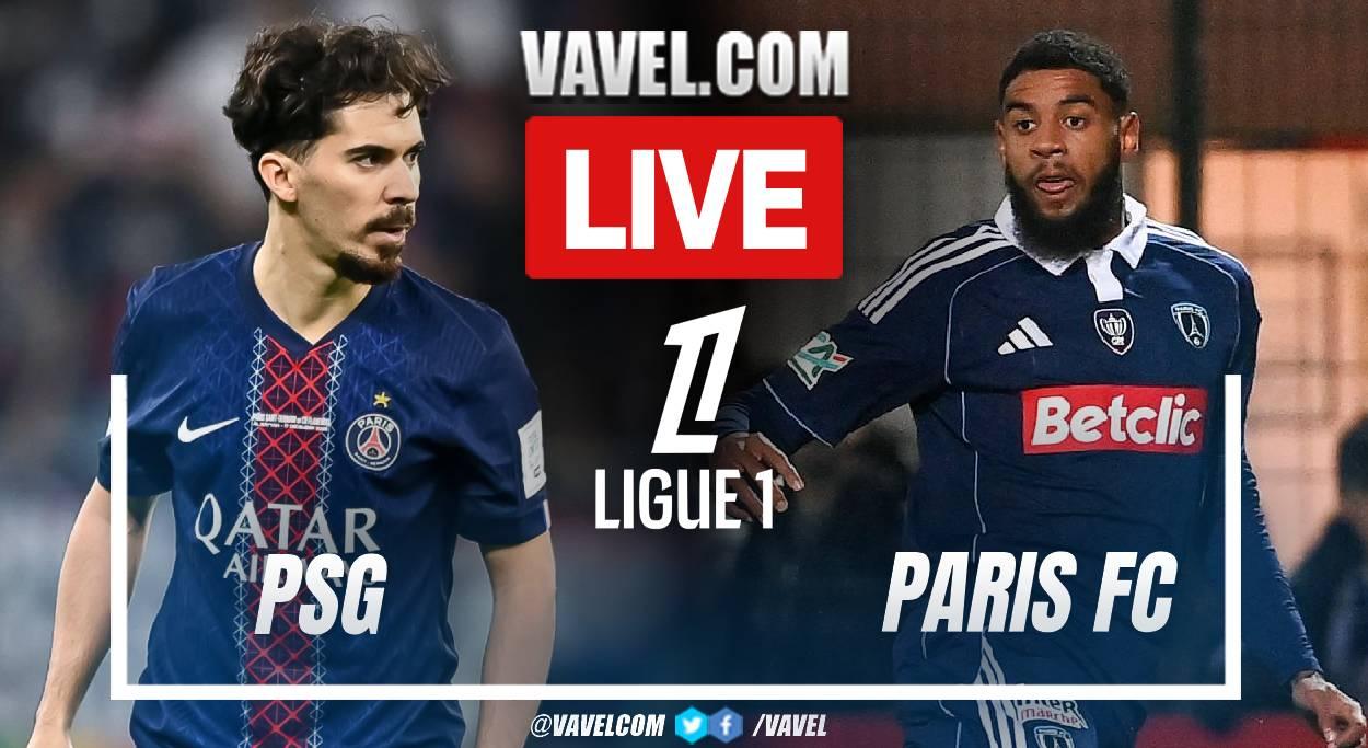 Goals and Highlights: PSG 2-1 Paris FC in Ligue 1