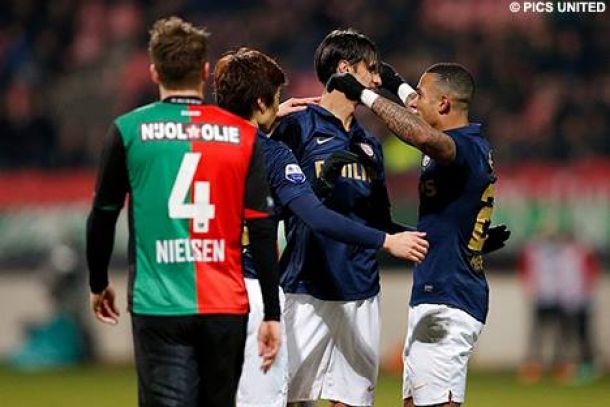 Fora de casa, PSV bate NEC e vence a quarta partida consecutiva na Eredivisie Fora de casa, PSV bate NEC e vence a quarta partida consecutiva na Eredivisie