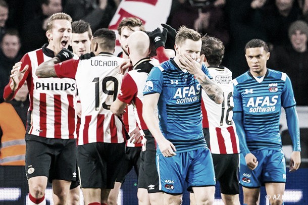 El AZ Alkmaar se desmorona frente al PSV