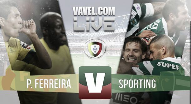 Resultado Paços de Ferreira vs Sporting en la Liga Portuguesa 2015 (1-1)