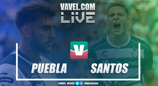 Resultado y goles del Puebla 1-1 Santos de la Liga MX 2019 Resultado y goles del Puebla 1-1 Santos de la Liga MX 2019