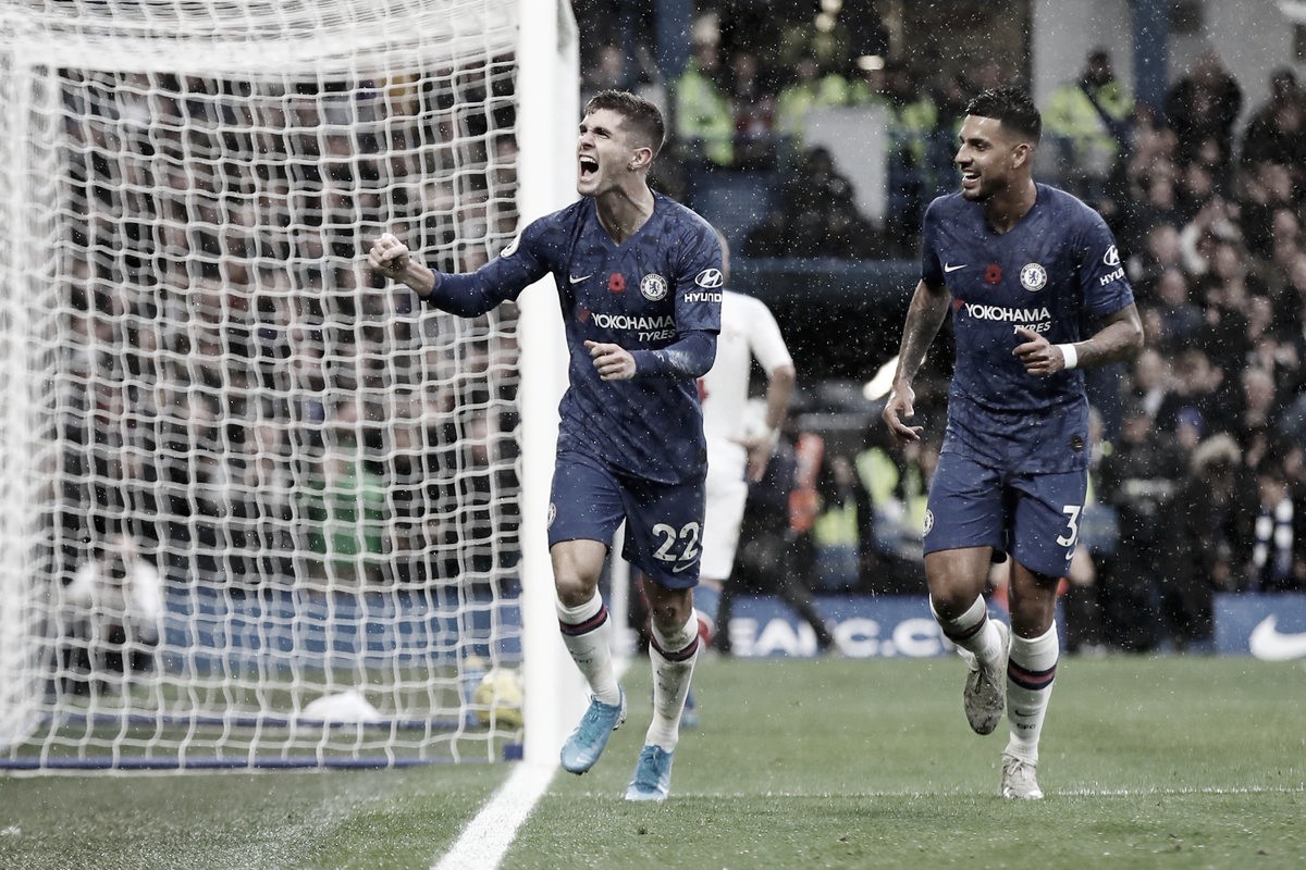Chelsea domina, vence Crystal Palace e chega à vice-liderança da Premier League