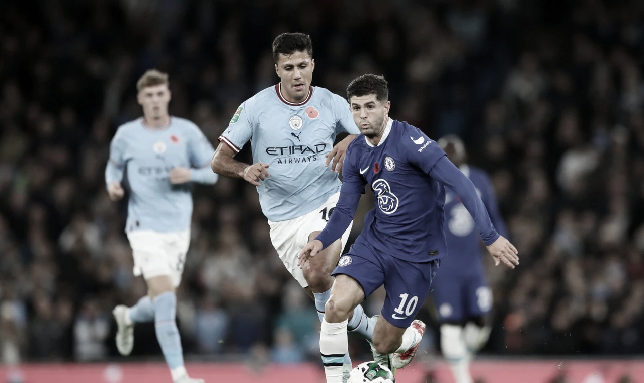 Em jogo com oito golos, Chelsea-Manchester City termina empatado