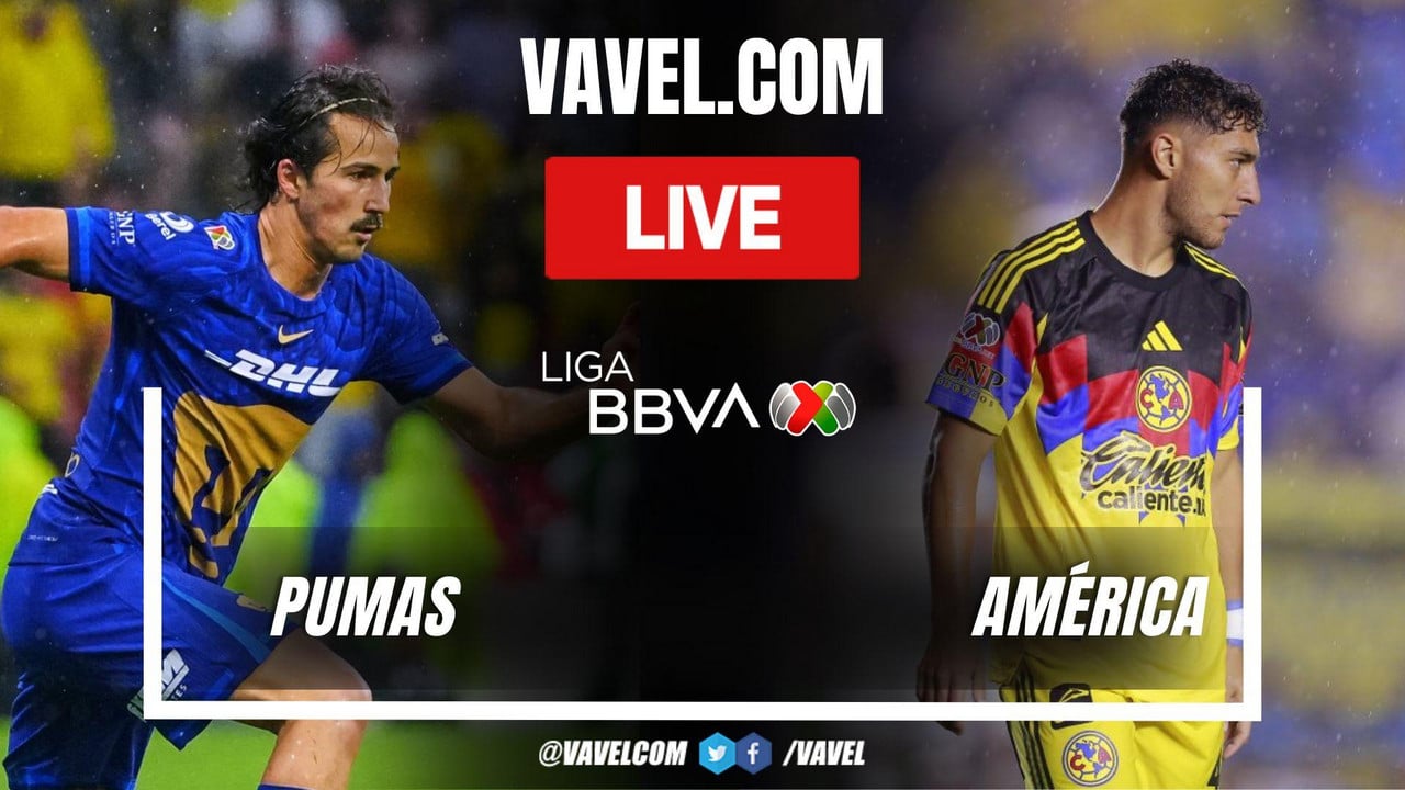 Highlights and goals of Pumas 3-3 América en Liga MX 2025-26