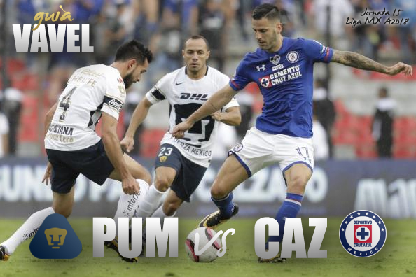 Pumas vs Cruz Azul: cómo y dónde ver Jornada 15, canal y horario TV