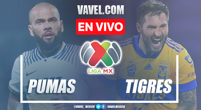 Goles y Resumen del Pumas UNAM 1-1 Tigres UANL en la Liga MX