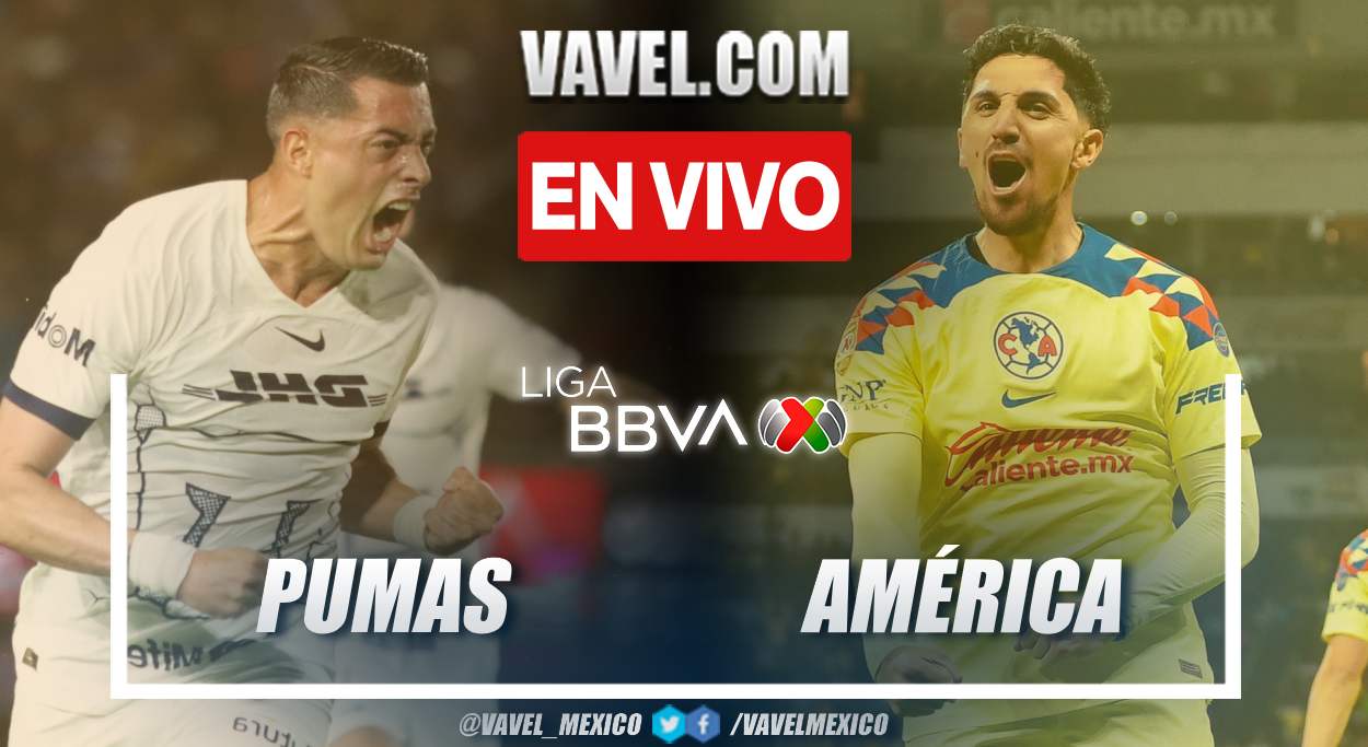 Goles y Resumen del Pumas 2-1 América en la Liga MX