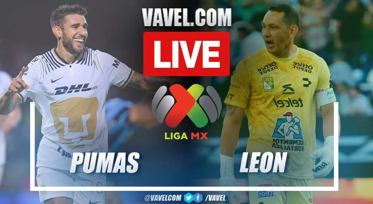 Goal and summary of Pumas vs León in Liga MX 2023-24