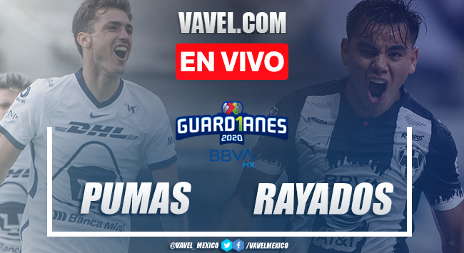Pumas 1-1 Monterrey: goles y resumen Liga MX 2020