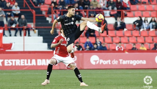 Gimnàstic de Tarragona-UD Almería: puntuaciones Almería, jornada 15 de LaLiga 1|2|3