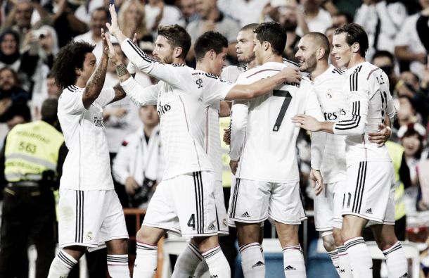 Real Madrid - Athletic Club de Bilbao: puntuaciones del Real Madrid, 7ª jornada