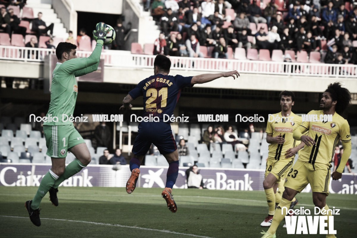 FC Barcelona B - CA Osasuna: puntuaciones Osasuna, jornada 32 de LaLiga 123