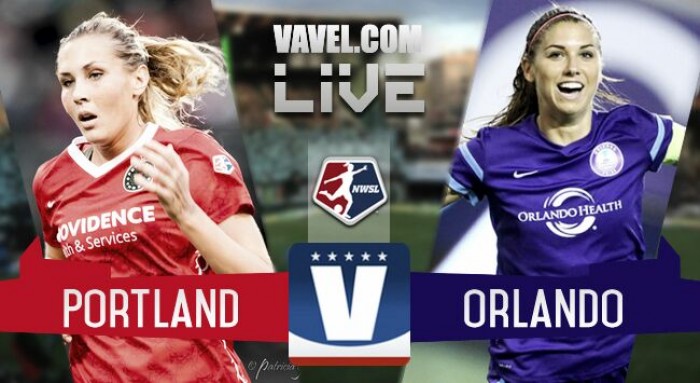 Score Portland Thorns 2-0 Orlando Pride in NWSL (2-0)