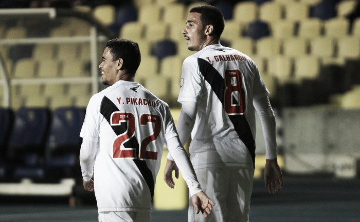 Estreante, Thiago Galhardo vibra com boa atuação na primeira partida pela Libertadores