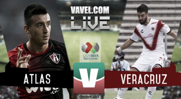 Con polémico autogol, Atlas derrota a Veracruz Con polémico autogol, Atlas derrota a Veracruz