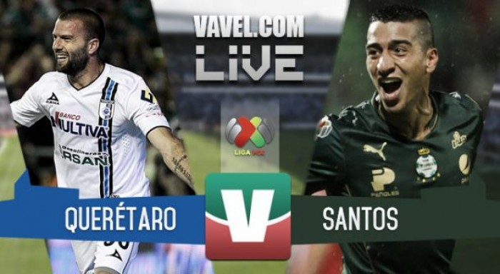 Resultado y goles del Santos 1-0 Querétaro de la Liga MX Clausura 2017 Resultado y goles del Santos 1-0 Querétaro de la Liga MX Clausura 2017