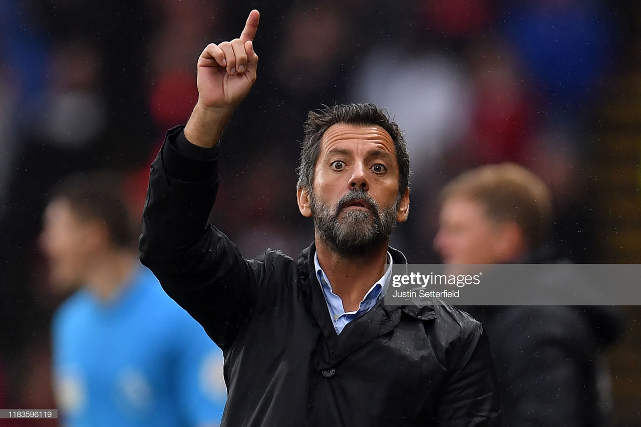 Sánchez Flores: "Our limitations come from the final third"