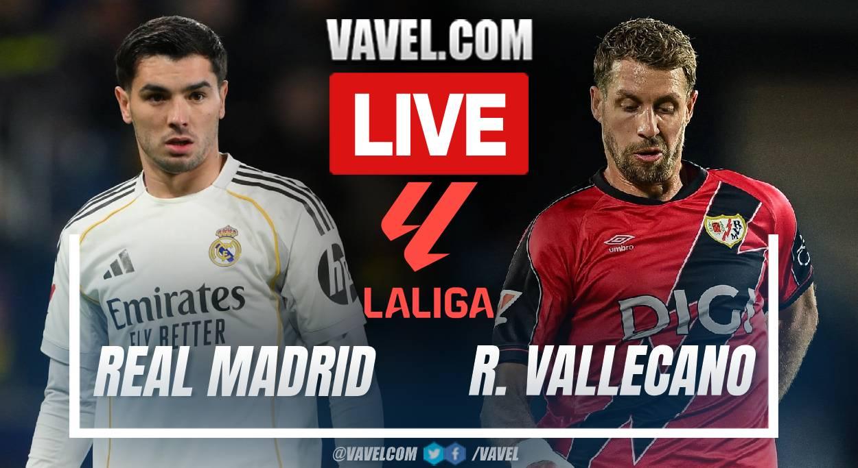 Real Madrid vs Rayo Vallecano LIVE Score Updates in LaLiga Match