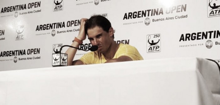 Rafael Nadal: "Estuve cerca de ganar el partido pero me faltó consistencia"