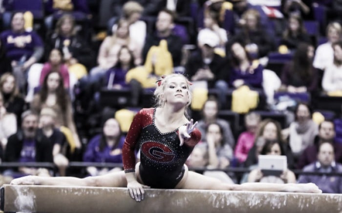 NCAA Gymnastics: Georgia scores dominant win over NC State